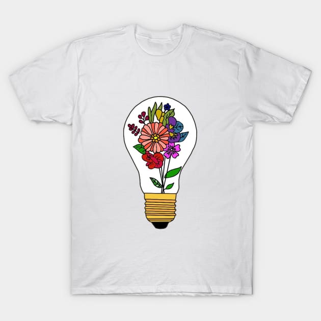 Colourful flower bulb T-Shirt by KiraCollins